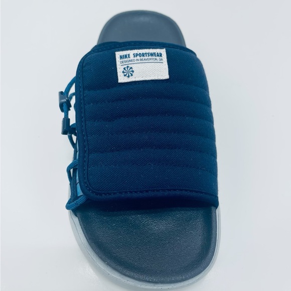 NIKE ASUNA 2 NEXT NATURA SANDAL UNISEX MEN SIZE 7= WOMEN SIZE 8 SHOES NAVY NEW - Picture 4 of 9